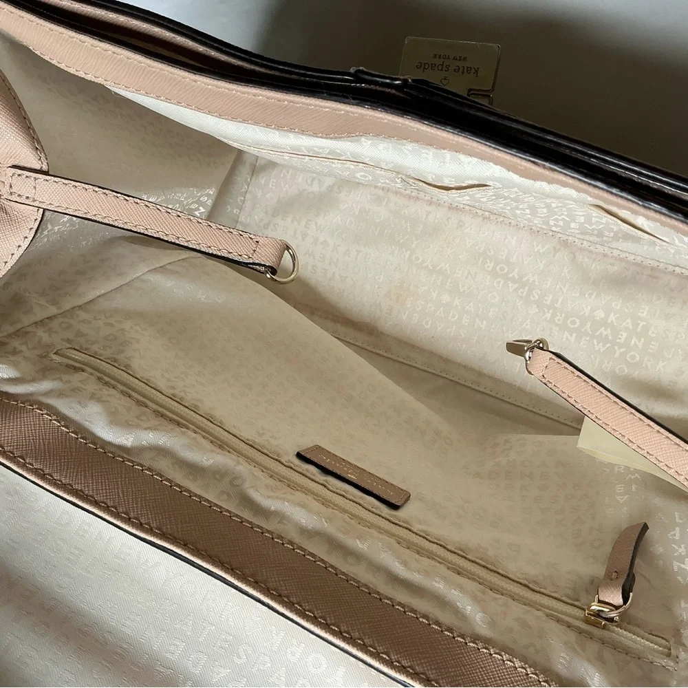 Kate Spade Saffiano Leather Envelope HandbagTwo Tone